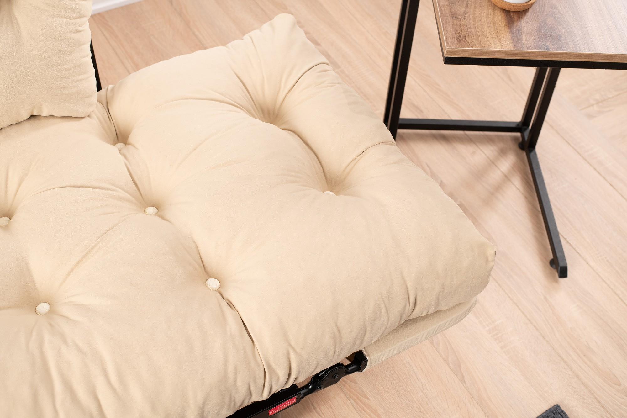Nitta Sofa Bed 2-Seater Cream 7