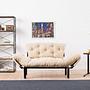Nitta Sofa Bed 2-Seater Cream 8