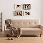 Hiko Sofa bed 3-seater Cream 1