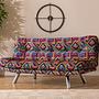 Misa Small Sofa Bed 3-Seater Multicolor 1