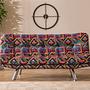 Misa Small Sofa Bed 3-Seater Multicolor 2