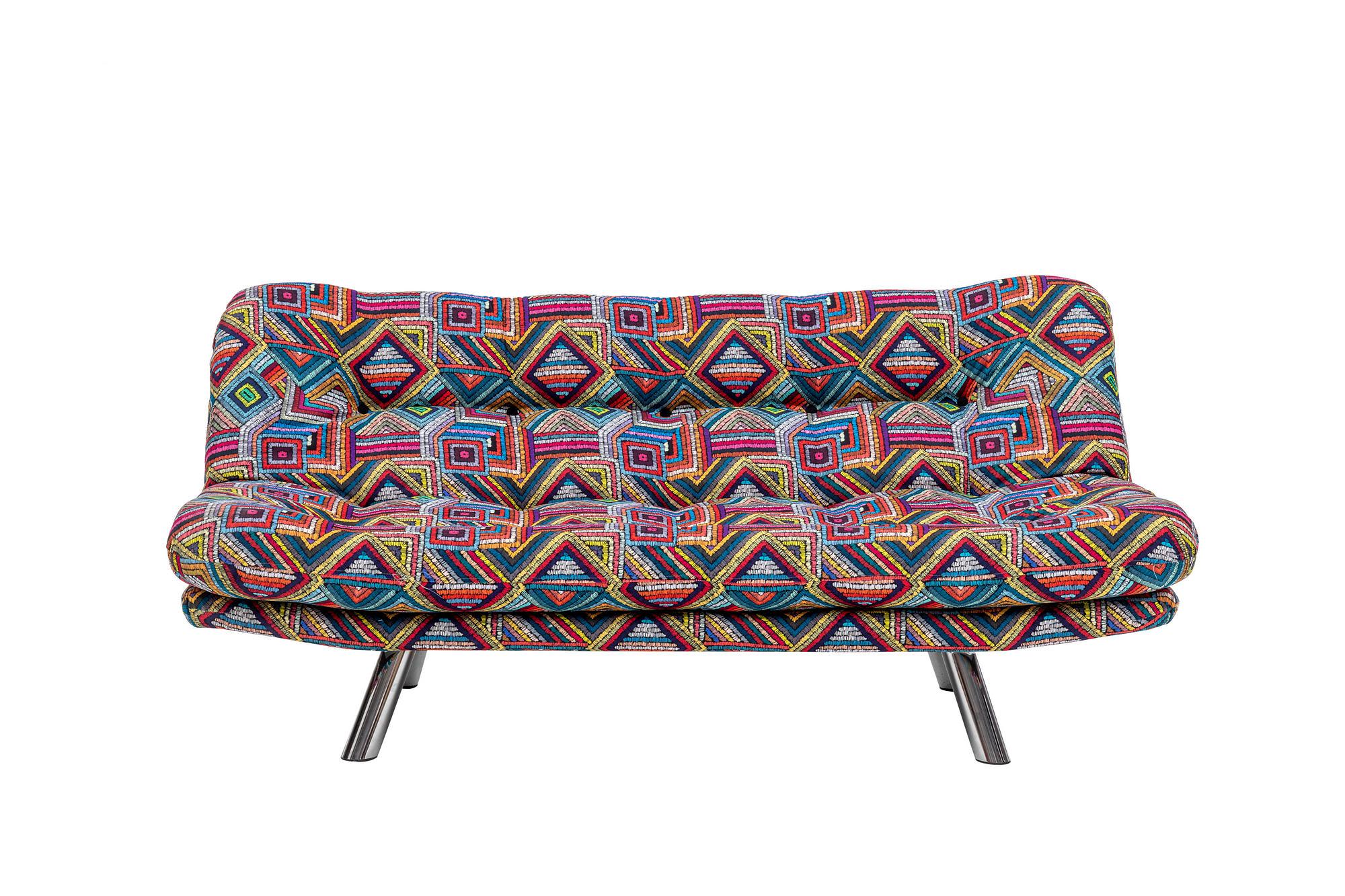 Misa Small Sofa Bed 3-Seater Multicolor 3