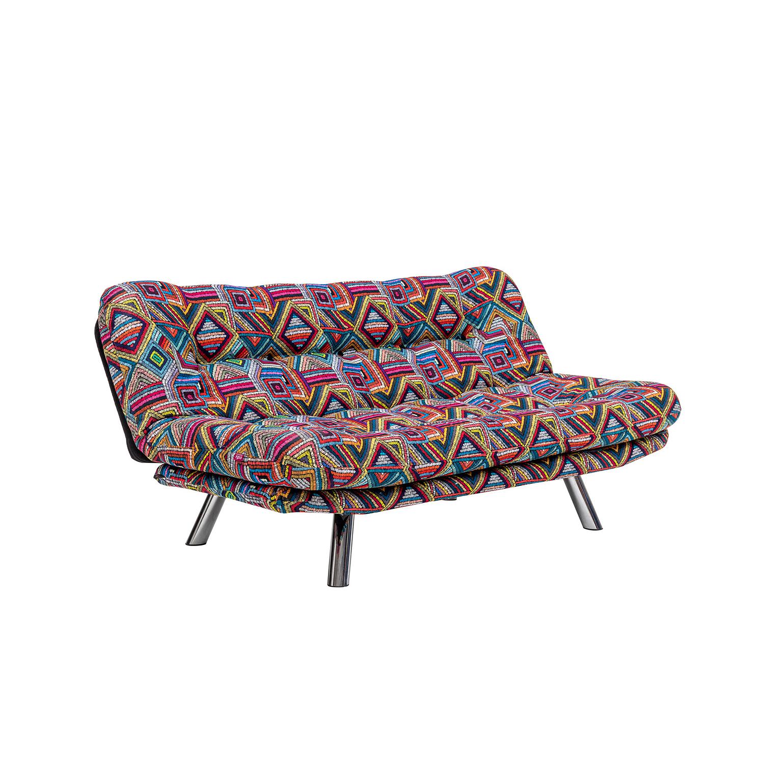Misa Small Sofa Bed 3-Seater Multicolor 4