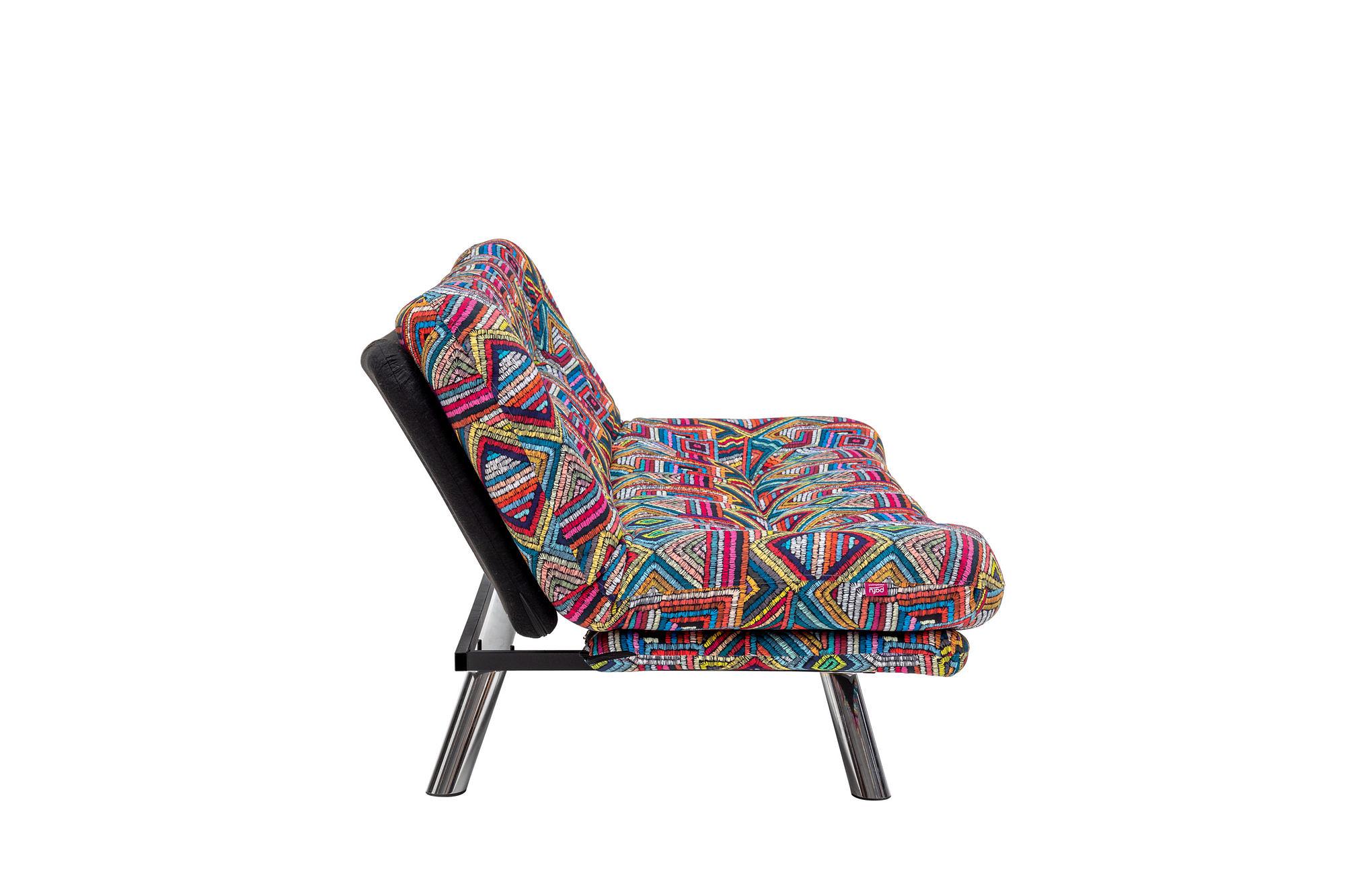 Misa Small Sofa Bed 3-Seater Multicolor 6