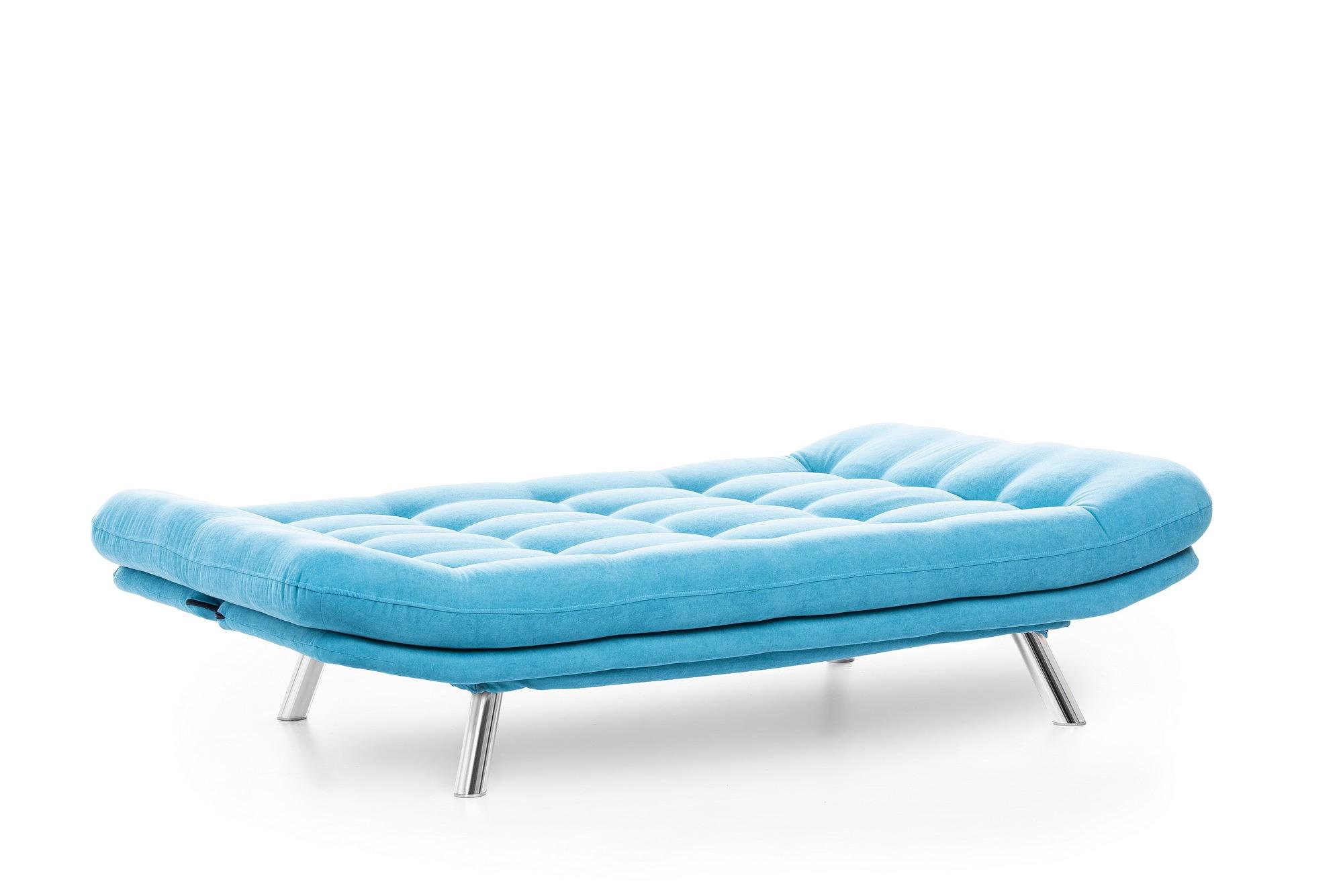 Misa Sofa Bed 3-seater Turquoise 6