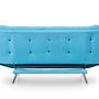 Misa Sofa Bed 3-seater Turquoise 8