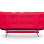 Misa Sofa Bed 3-Seater Red 8