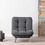 Misa Sofa 1-Seater Grey 2