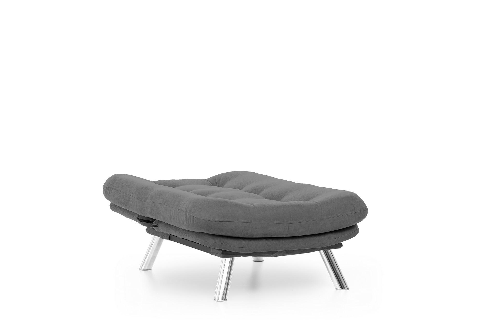 Misa Sofa 1-Seater Grey 5