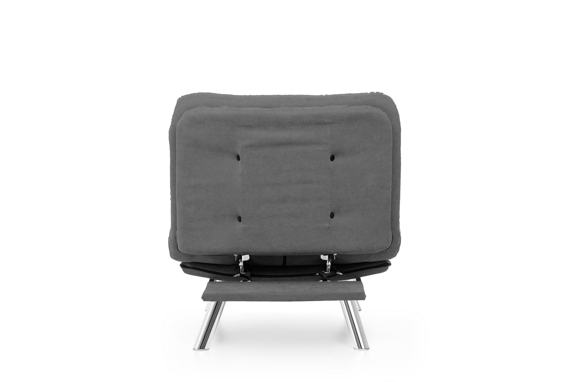 Misa Sofa 1-Seater Grey 8