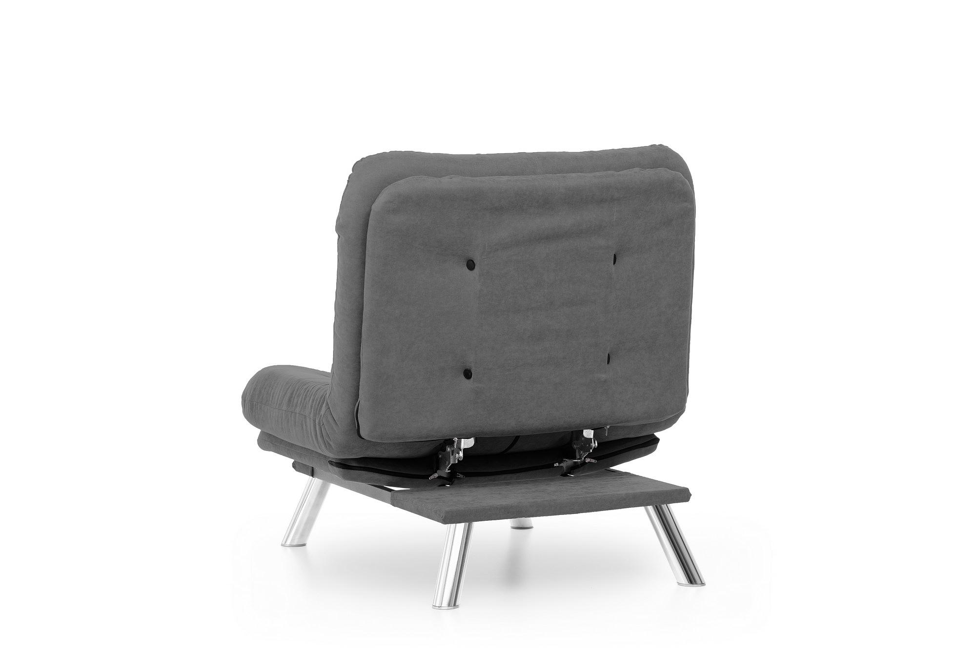 Misa Sofa 1-Seater Grey 9