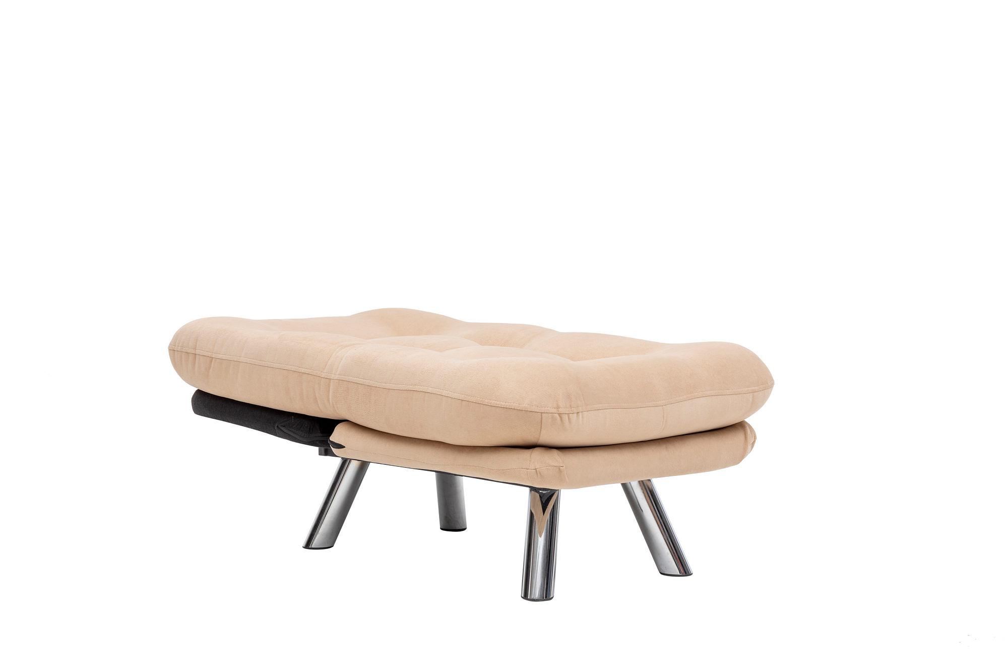 Misa Small Solo Sofa Bed 1-Seater Cream 5