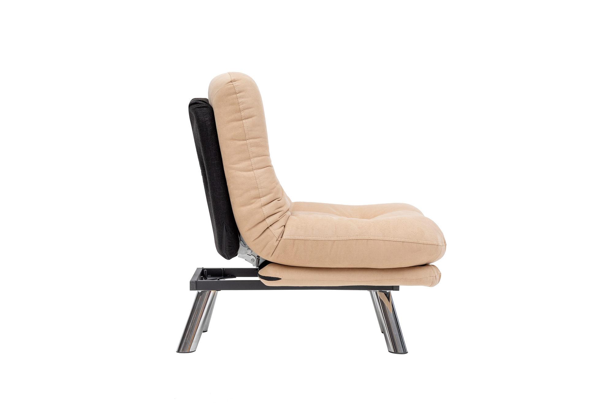 Misa Small Solo Sofa Bed 1-Seater Cream 7