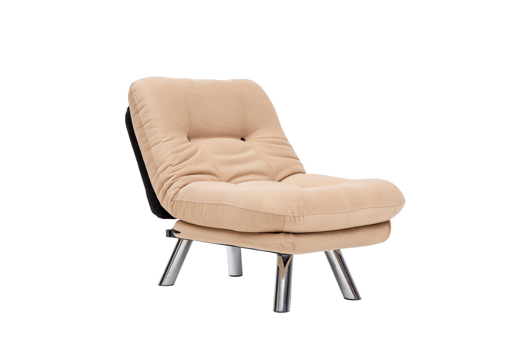 Misa Small Solo Sofa Bed 1-Seater Cream 6