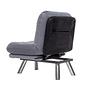 Misa Small Solo Sleeper Sofa 1-Seater Grey 8