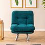 Misa Small Solo Sofa Bed 1-seater Petrol Green 2