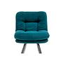 Misa Small Solo Sofa Bed 1-seater Petrol Green 3