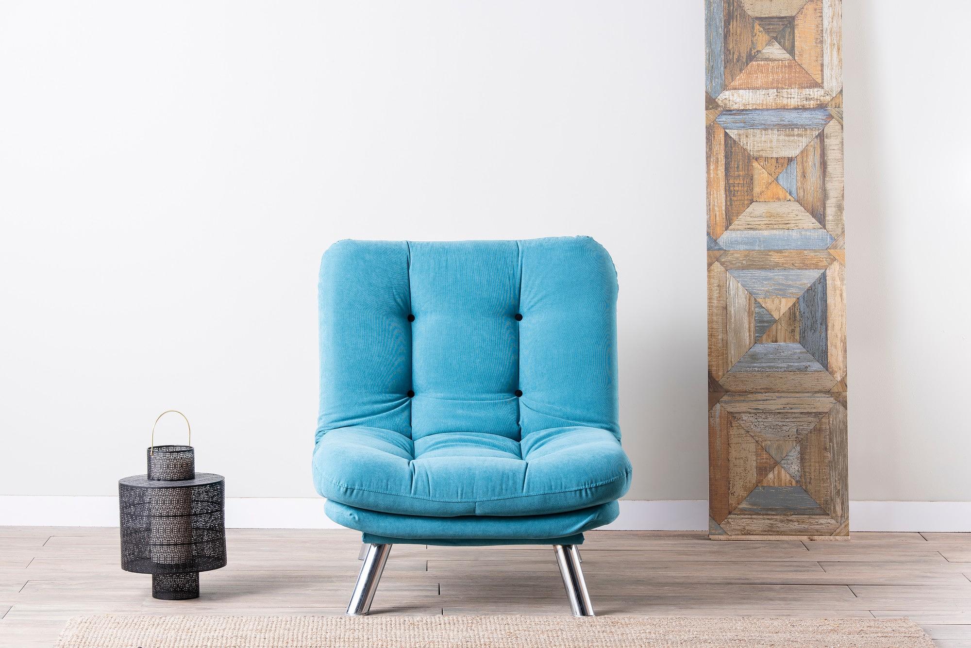 Misa Sofa 1-Seater Turquoise 2