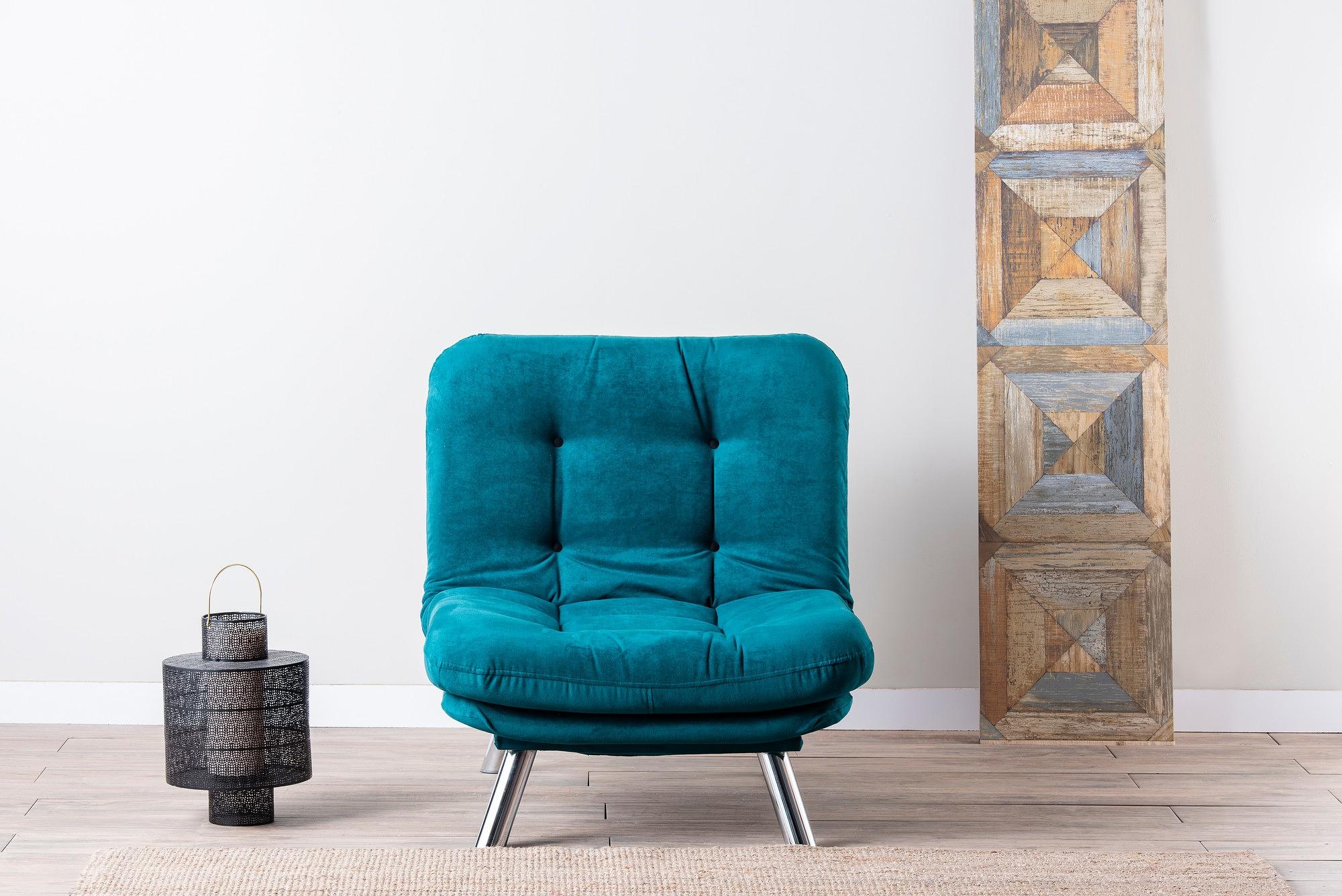 Misa Sofa 1-seater Petrol Green 2
