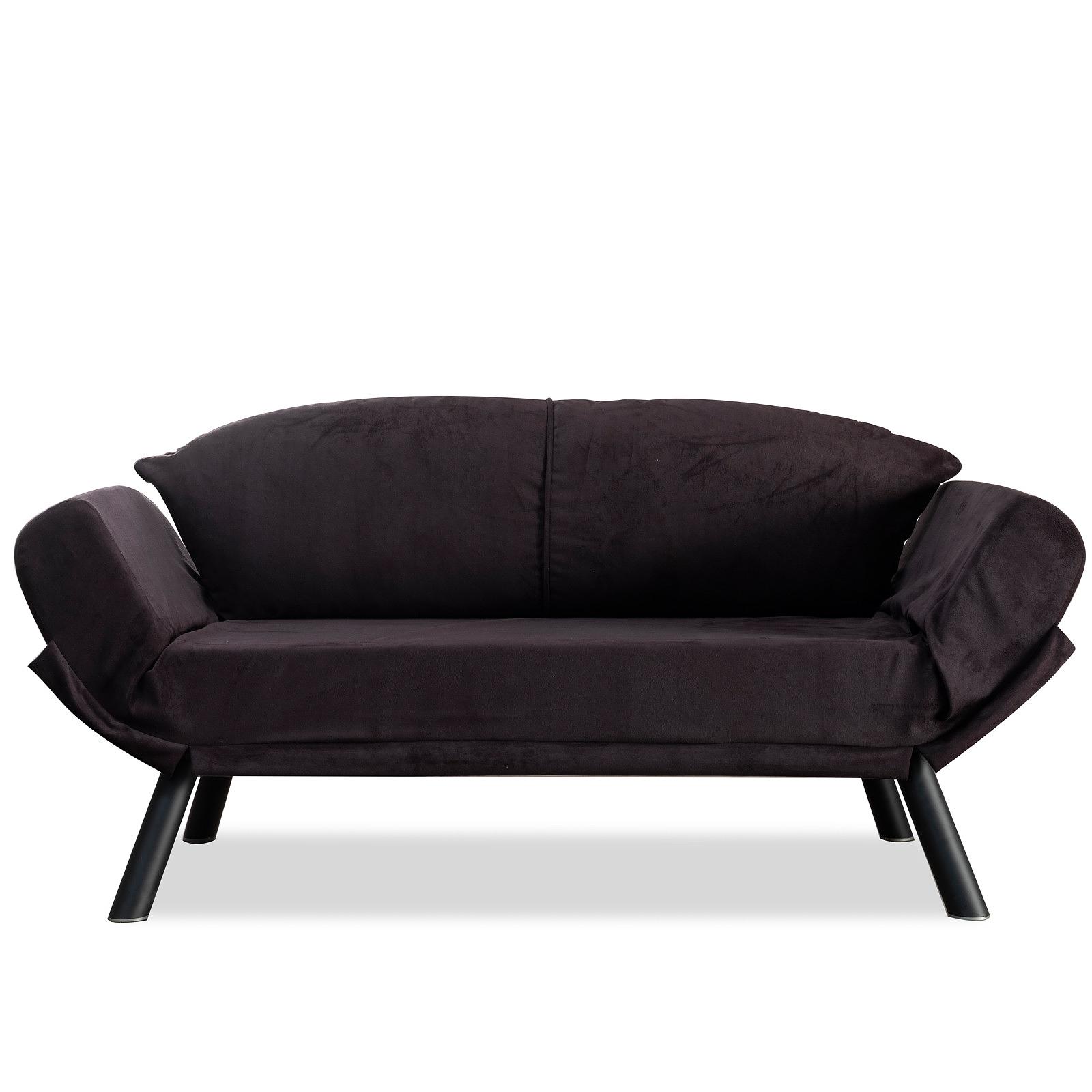 Genzo Sleeper Sofa 2-Seater Black 0