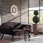 Genzo Sleeper Sofa 2-Seater Black 1
