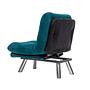 Misa Small Solo Sofa Bed 1-seater Petrol Green 8