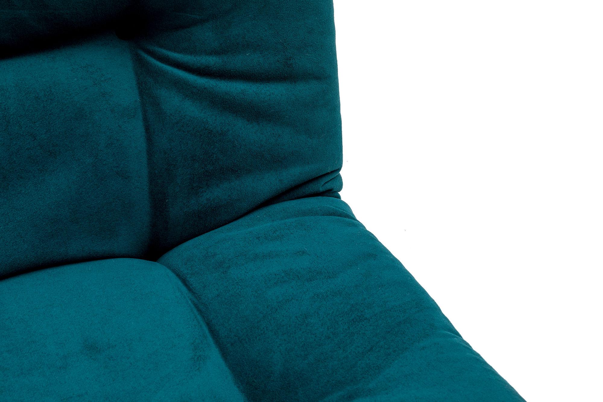 Misa Small Solo Sofa Bed 1-seater Petrol Green 9