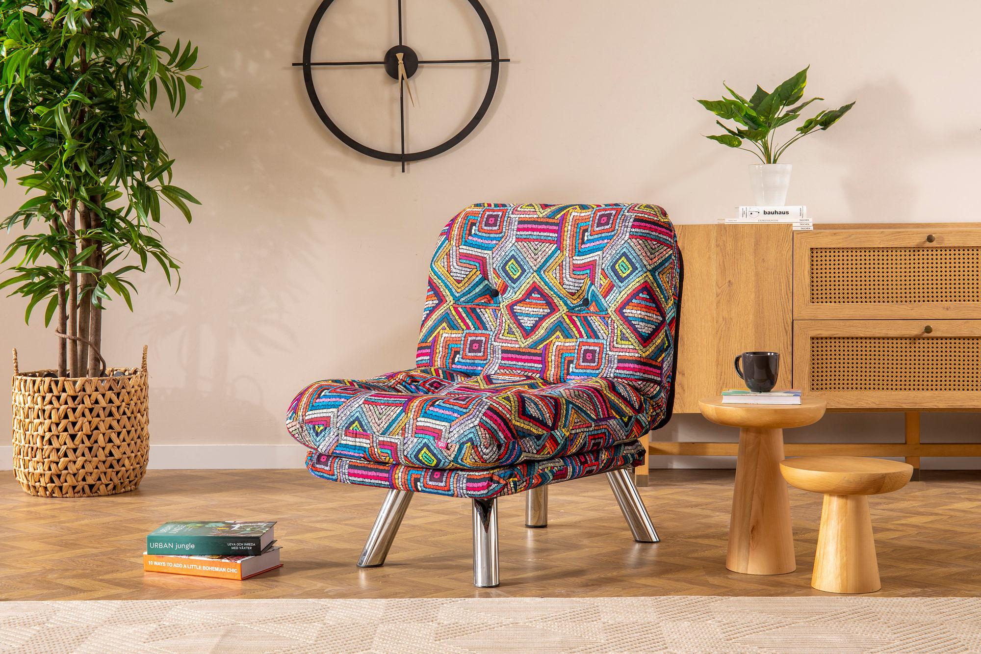 Misa Small Solo Sleeper Sofa 1-Seater Multicolored 1