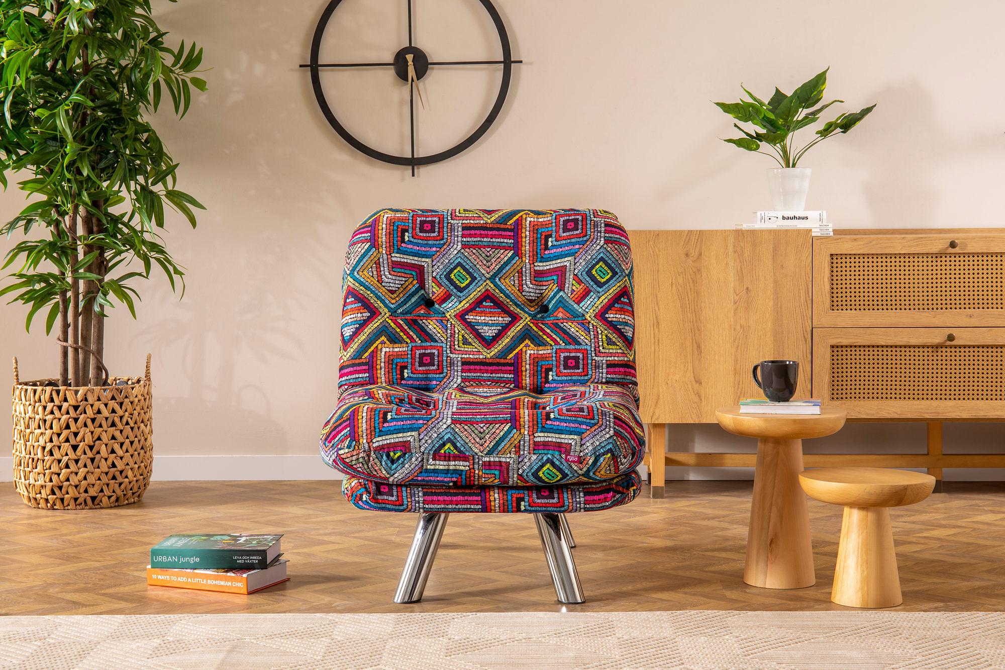 Misa Small Solo Sleeper Sofa 1-Seater Multicolored 2