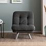 Misa Small Solo Sofa Bed 1-seater Dark Grey 2