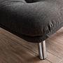 Misa Small Solo Sofa Bed 1-seater Dark Grey 4