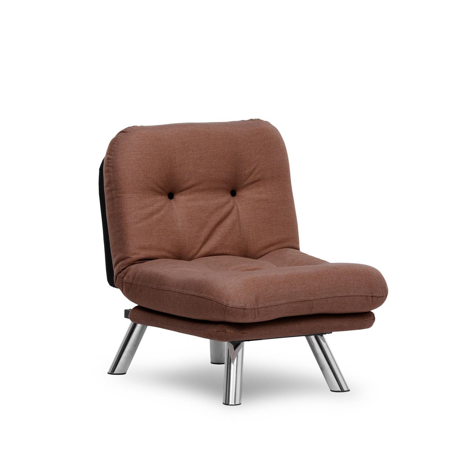 Misa Small Solo Sofa Bed 1-seater Light Brown 5