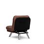 Misa Small Solo Sofa Bed 1-seater Light Brown 9