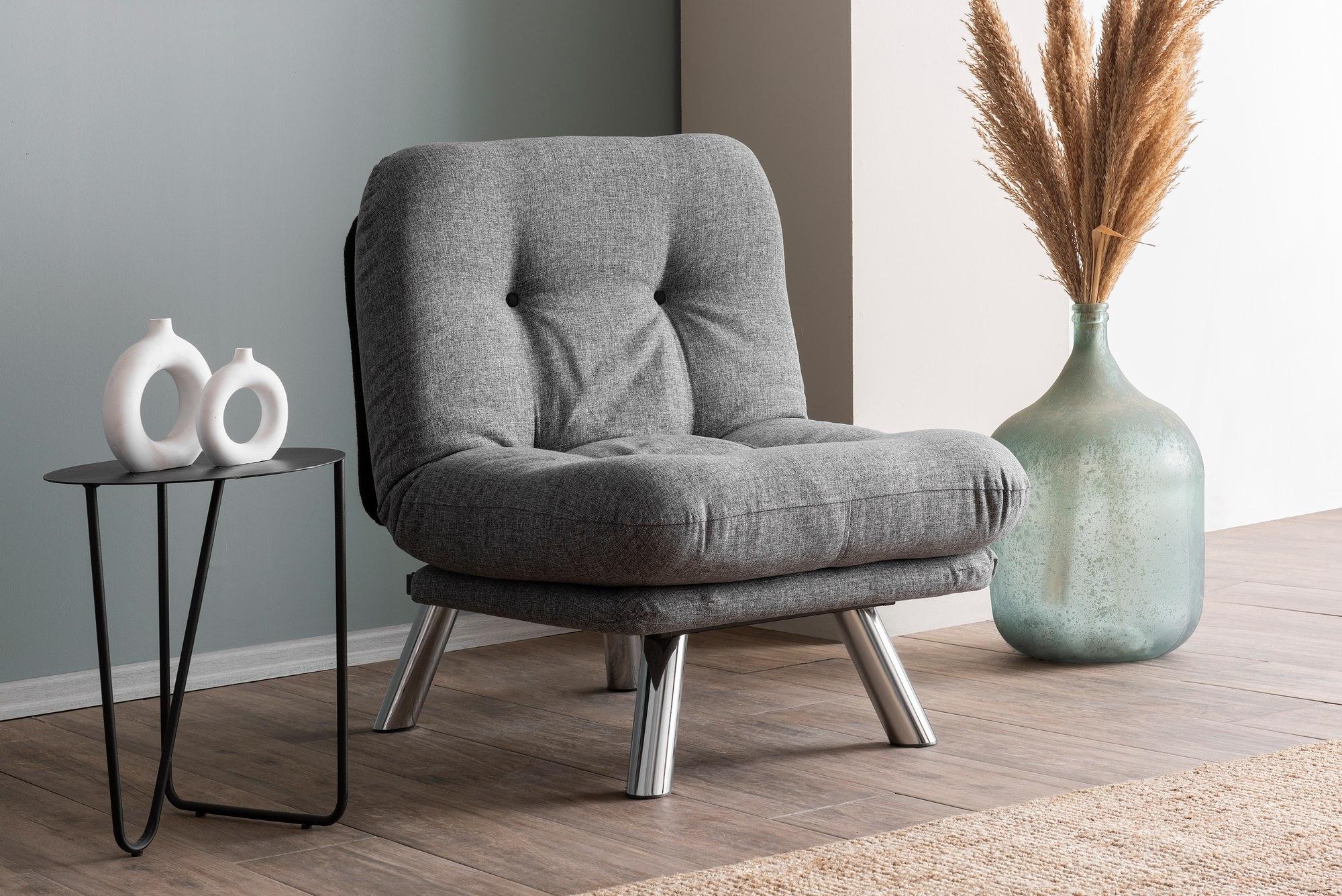 Misa Small Solo Divano letto 1 posto Grigio chiaro 1