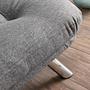Misa Small Solo Sofa Bed 1-Seater Light Grey 9