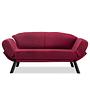 Genzo Sleeper Sofa 2-seater Maroon 0