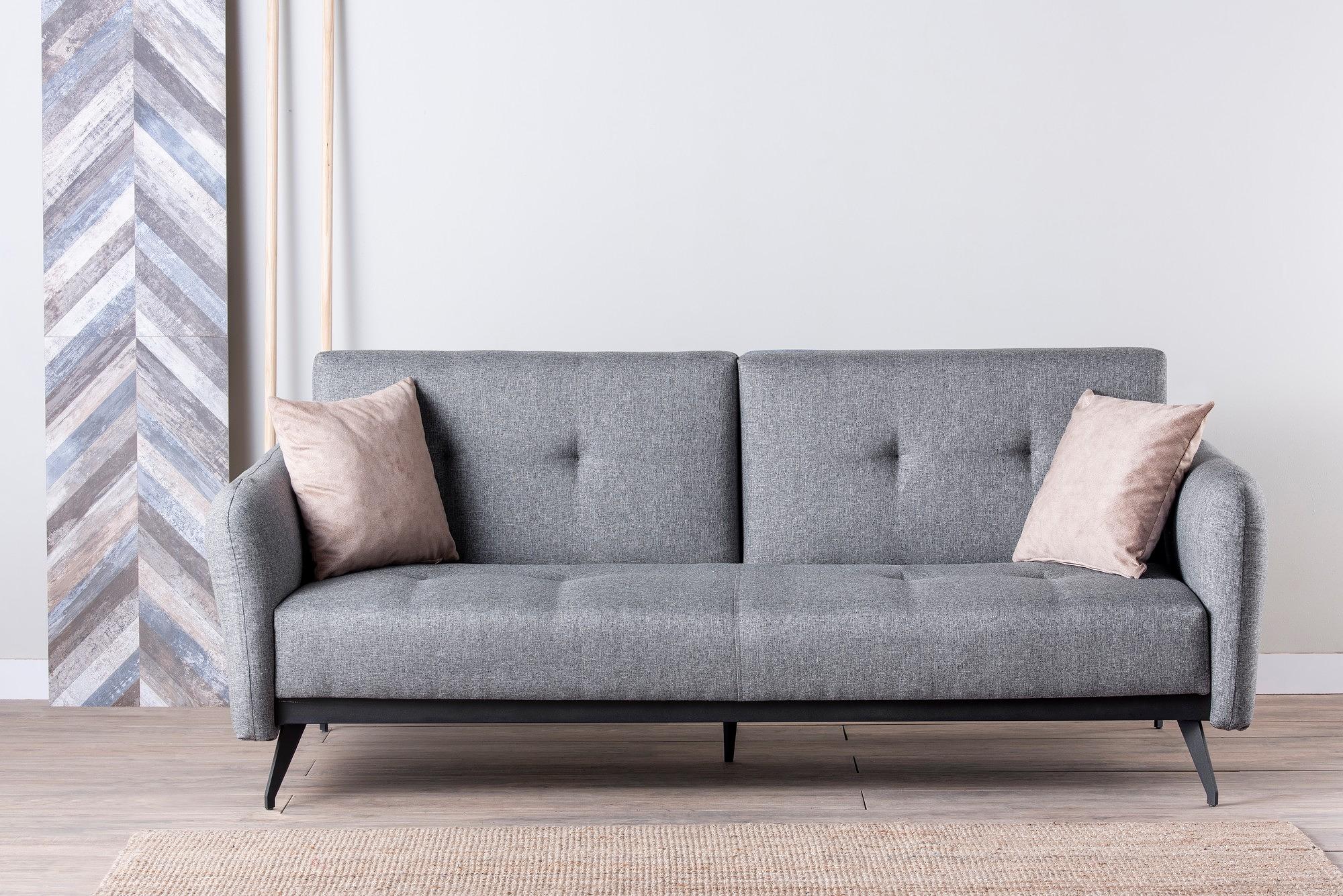 Ron Sofabed Divano letto 3 posti Grigio 2