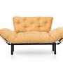 Nitta Sofa Bed 2-seater Mustard 8