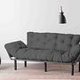Nitta Triple Sofa Bed 3-Seater Grey 1