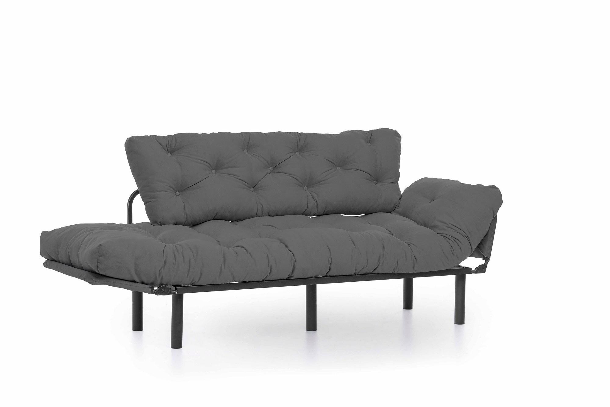 Nitta Triple Sofa Bed 3-Seater Grey 7