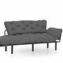 Nitta Triple Sofa Bed 3-Seater Grey 8