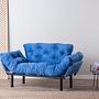 Nitta Sofa Bed 2-seater Blue 1