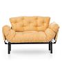 Nitta Sofa Bed 2-seater Mustard 3