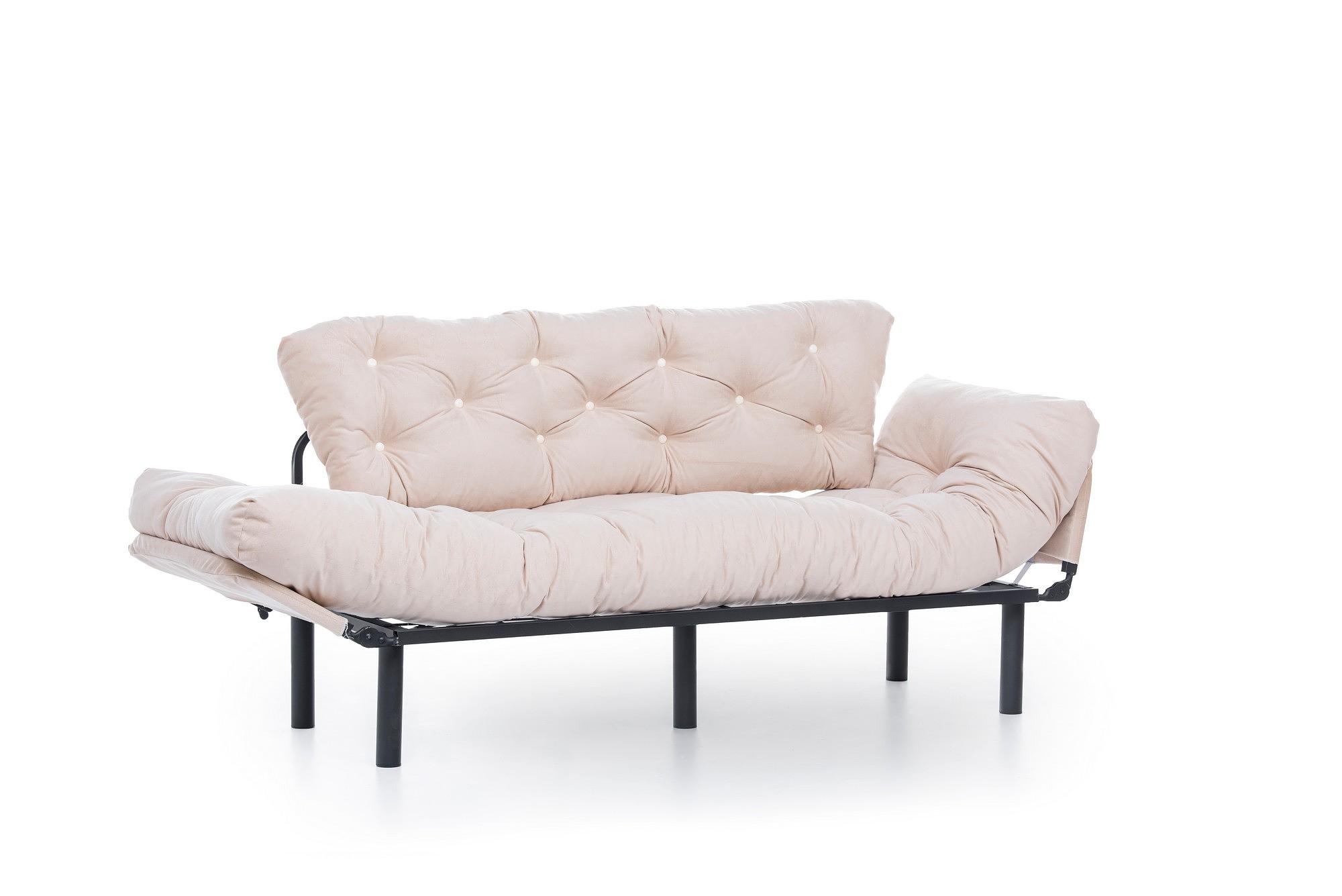 Nitta Triple Sofa Bed 3-seater Cream 8