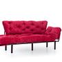 Nitta Triple Sofa Bed 3-Seater Maroon 6