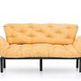 Nitta Triple Sofa Bed 3-Seater Mustard 9