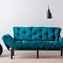 Nitta Triple Sofa Bed 3-seater petrol green 2