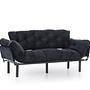 Nitta Triple Sofa Bed 3-Seater Black 4