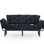 Nitta Triple Sofa Bed 3-Seater Black 3