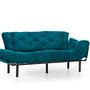 Nitta Triple Sofa Bed 3-seater petrol green 8